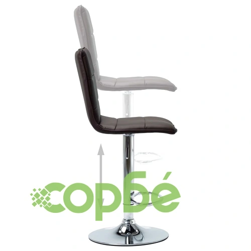 Бар комплект от 3 части, изкуствена кожа, черен ➤ топ цена ➤ sorbe.bg