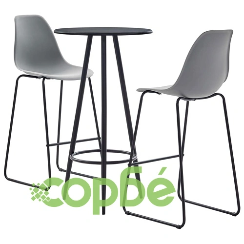 Бар комплект от 3 части, пластмаса, сив ➤ топ цена ➤ sorbe.bg