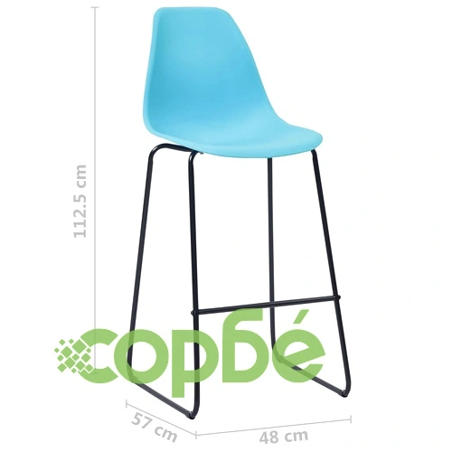 Бар комплект от 3 части, пластмаса, син ➤ топ цена ➤ sorbe.bg