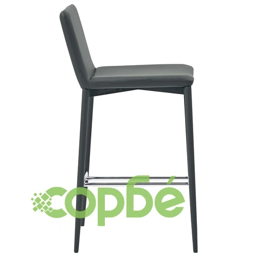 Бар комплект от 5 части, изкуствена кожа, сив ➤ топ цена ➤ sorbe.bg