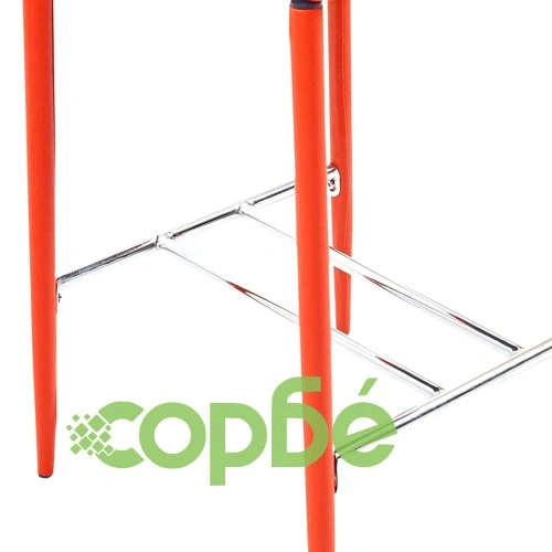 Бар комплект от 3 части, изкуствена кожа, оранжев ➤ топ цена ➤ sorbe.bg