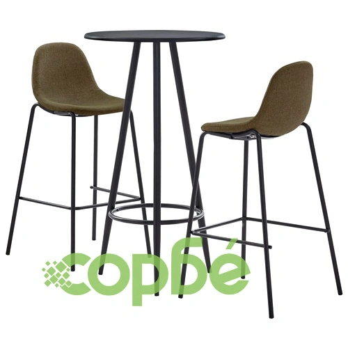 Бар комплект от 3 части, текстил, кафяв ➤ топ цена ➤ sorbe.bg