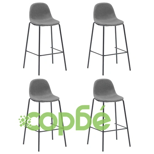 Бар комплект от 5 части, текстил, таупе ➤ топ цена ➤ sorbe.bg