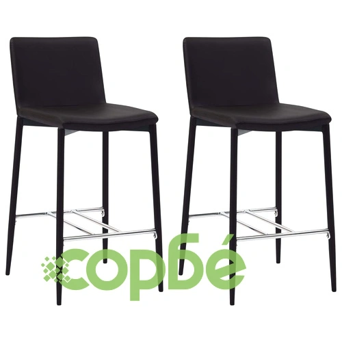 Бар комплект от 5 части, изкуствена кожа, кафяв ➤ топ цена ➤ sorbe.bg