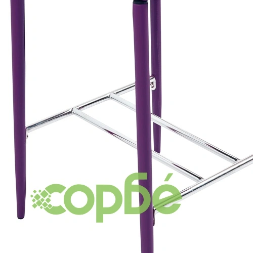 Бар комплект от 3 части, изкуствена кожа, лилав ➤ топ цена ➤ sorbe.bg