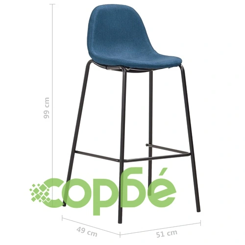 Бар комплект от 3 части, текстил, зелен ➤ топ цена ➤ sorbe.bg