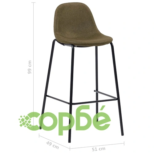 Бар комплект от 5 части, текстил, кафяв ➤ топ цена ➤ sorbe.bg