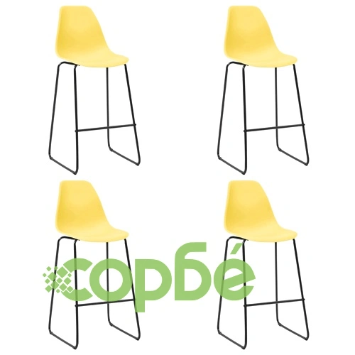 Бар комплект от 5 части, пластмаса, жълт ➤ топ цена ➤ sorbe.bg