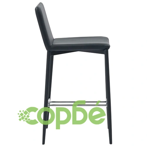 Бар комплект от 5 части, изкуствена кожа, черен ➤ топ цена ➤ sorbe.bg