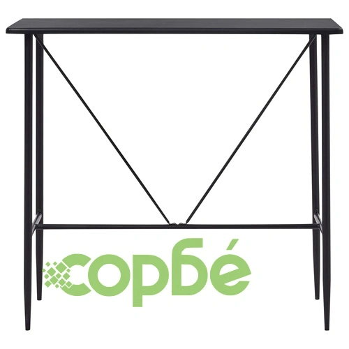 Бар комплект от 5 части, изкуствена кожа, бял ➤ топ цена ➤ sorbe.bg