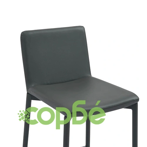 Бар комплект от 5 части, изкуствена кожа, сив ➤ топ цена ➤ sorbe.bg