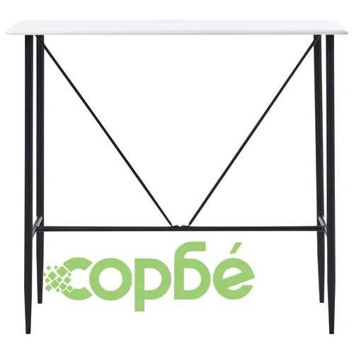 Бар комплект от 5 части, изкуствена кожа, червен ➤ топ цена ➤ sorbe.bg