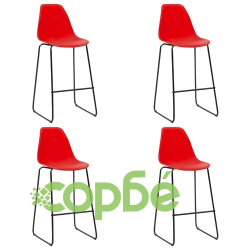 Бар комплект от 5 части, пластмаса, червен ➤ топ цена ➤ sorbe.bg