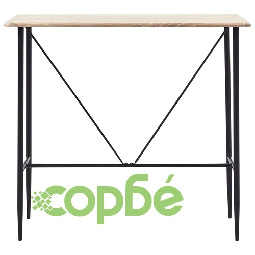 Бар комплект от 5 части, изкуствена кожа, оранжев ➤ топ цена ➤ sorbe.bg