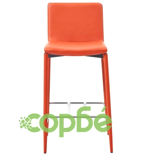 Бар комплект от 5 части, изкуствена кожа, оранжев ➤ топ цена ➤ sorbe.bg