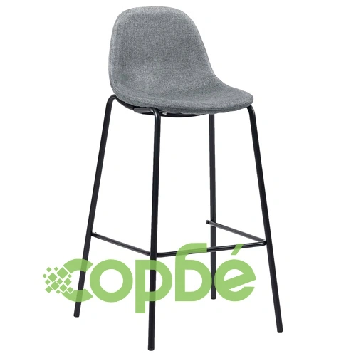 Бар комплект от 5 части, текстил, светлосив ➤ топ цена ➤ sorbe.bg