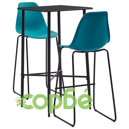 Бар комплект от 3 части, пластмаса, тюркоаз ➤ топ цена ➤ sorbe.bg