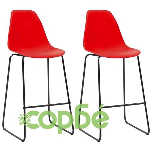 Бар комплект от 3 части, пластмаса, червен ➤ топ цена ➤ sorbe.bg