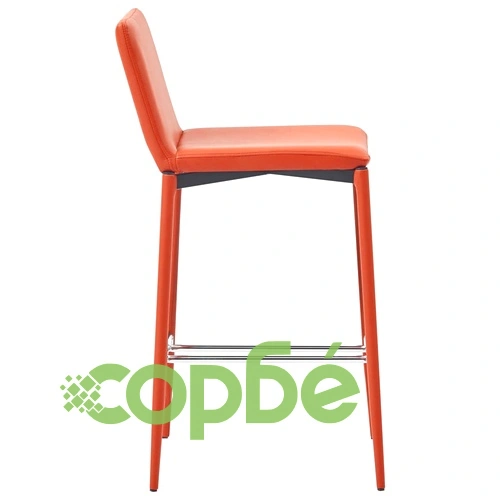 Бар комплект от 5 части, изкуствена кожа, оранжев ➤ топ цена ➤ sorbe.bg