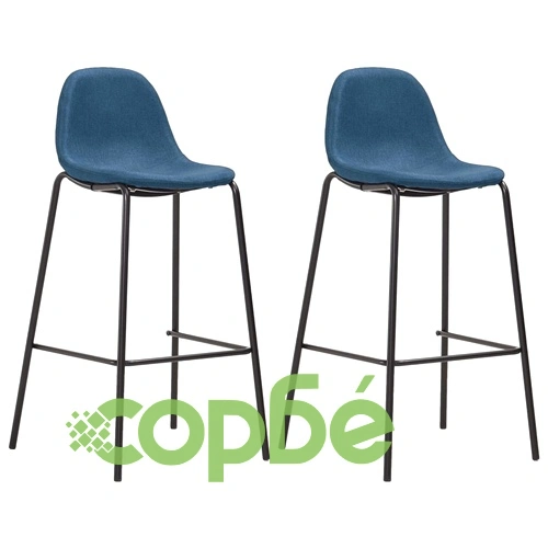 Бар комплект от 3 части, текстил, син ➤ топ цена ➤ sorbe.bg