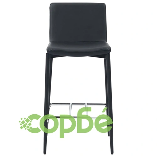 Бар комплект от 5 части, изкуствена кожа, черен ➤ топ цена ➤ sorbe.bg