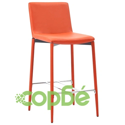 Бар комплект от 3 части, изкуствена кожа, оранжев ➤ топ цена ➤ sorbe.bg