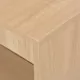 Бар маса с рафт, цвят дъб, 110x50x103 см