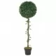 Изкуствено растение лавър със саксия, зелено, 130 см