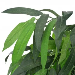Изкуствено растение мангово дърво със саксия, зелено, 140 см