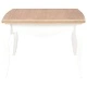 280001  Coffee Table White and Brown 110x60x40 cm Solid Pine Wood