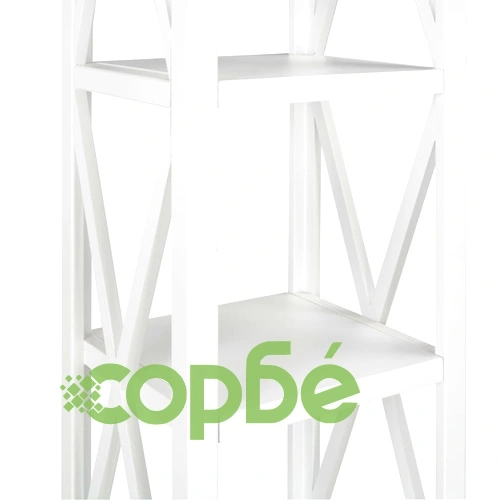 Библиотека с 1 чекмедже, бяла, 40x30x170 см, МДФ ➤ топ цена ➤ sorbe.bg