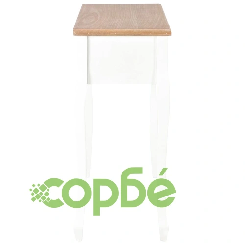 Конзолна тоалетна маса с 3 чекмеджета, бяла ➤ топ цена ➤ sorbe.bg