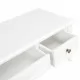 280048  TV Cabinet White 100x35x35 cm Wood