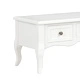 280048  TV Cabinet White 100x35x35 cm Wood