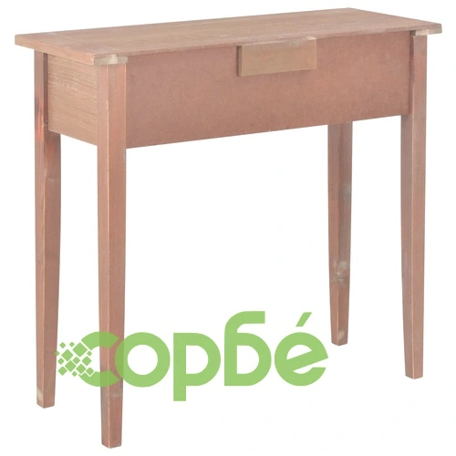 Тоалетна масичка, кафява, 79x30x74 см, дървена ➤ топ цена ➤ sorbe.bg