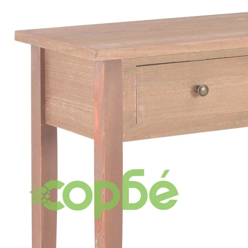 Тоалетна масичка, кафява, 79x30x74 см, дървена ➤ топ цена ➤ sorbe.bg