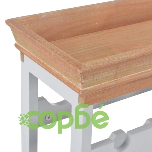 Шкаф за вино, сив, 70x22,5x70,5 см, МДФ ➤ топ цена ➤ sorbe.bg