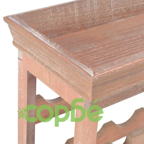 Шкаф за вино, кафяв, 70x22,5x70,5 см, МДФ ➤ топ цена ➤ sorbe.bg