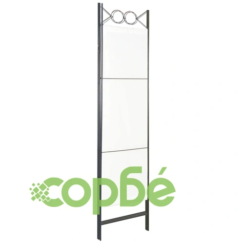 Параван за стая, 3 панела, бял, 120x180 см ➤ топ цена ➤ sorbe.bg