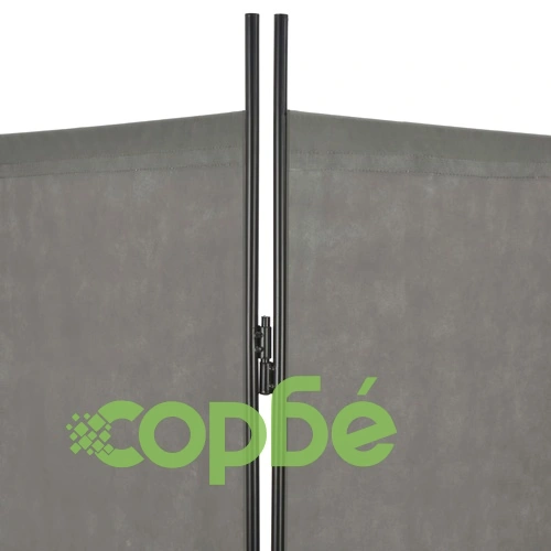 Параван за стая, 3 панела, антрацит, 120x180 см ➤ топ цена ➤ sorbe.bg