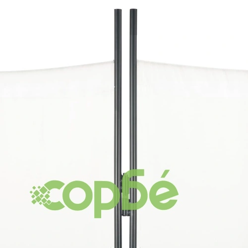 Параван за стая, 5 панела, бял, 200x180 см ➤ топ цена ➤ sorbe.bg