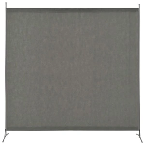 Параван за стая, 1 панел, антрацит, 175x180 см