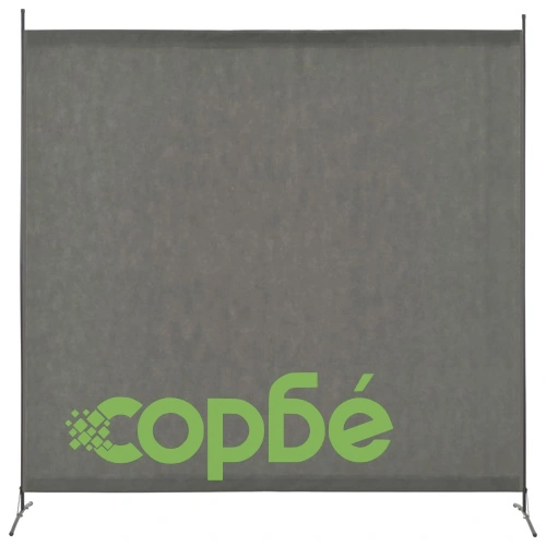 Параван за стая, 1 панел, антрацит, 175x180 см ➤ топ цена ➤ sorbe.bg