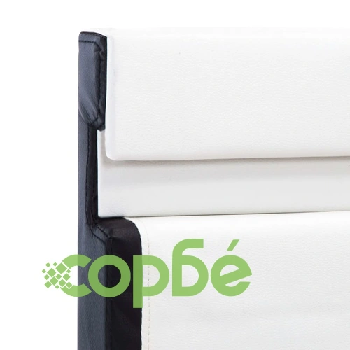 Рамка за легло с LED, бяла, изкуствена кожа, 120x200 cм ➤ топ цена ➤ sorbe.bg
