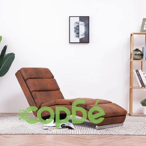 Кушетка, кафява, изкуствен велур ➤ топ цена ➤ sorbe.bg