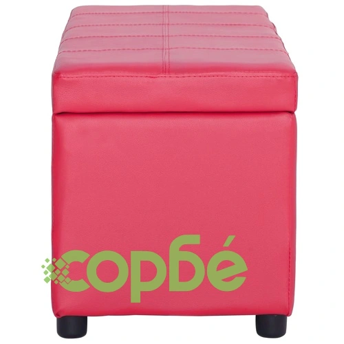 Пейка за съхранение, 116 см, червена, изкуствена кожа ➤ топ цена ➤ sorbe.bg