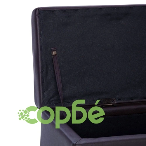 Пейки с табуретка, 3 бр, кафяви, изкуствена кожа ➤ топ цена ➤ sorbe.bg