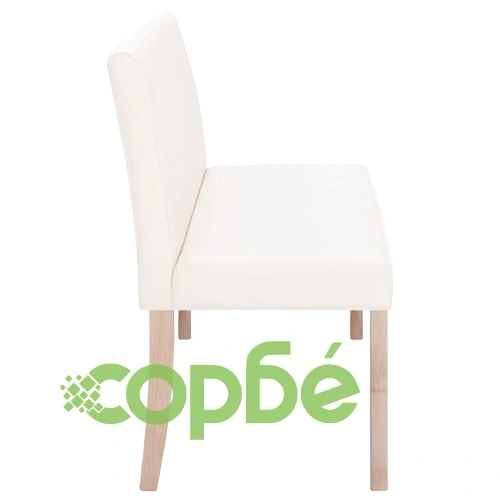 Пейка, 139,5 см, кремава, изкуствена кожа ➤ топ цена ➤ sorbe.bg