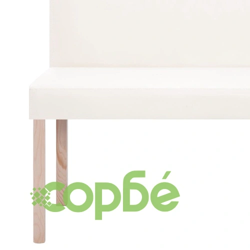 Пейка, 139,5 см, кремава, изкуствена кожа ➤ топ цена ➤ sorbe.bg