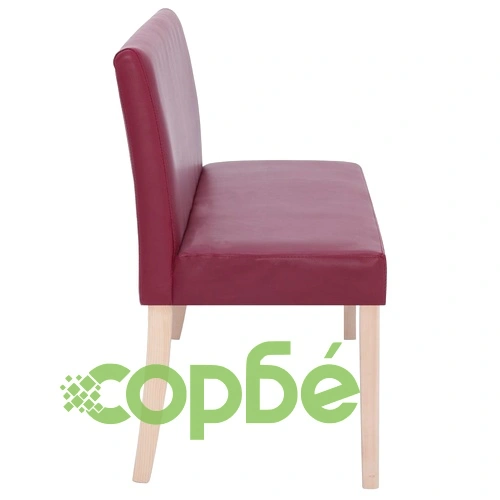 Пейка, 139,5 см, виненочервена, изкуствена кожа ➤ топ цена ➤ sorbe.bg